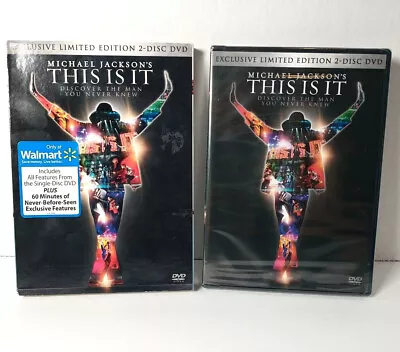 Michael Jackson This Is It Exclusive Limited Edition 2 DVD Set Sleave Cover NEW  - Image 1 of 4