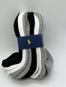 Polo Ralph Lauren 6 PAAR PLÜSCHPAKET DAMEN TIEF GESCHNITTENE SOCKEN GRÖSSE 4-10,5 NEU MIT ETIKETT - Bild 1 von 4