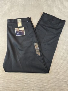 Dockers Size 38X34 Classic Fit Herringbone Flat Front NAVY Pants NWT - Picture 1 of 8