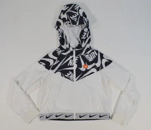 Nike Sportswear Windrunner Windbreaker Cropped Raglan Sleeve Kids Girls Jacket L - Picture 1 of 10