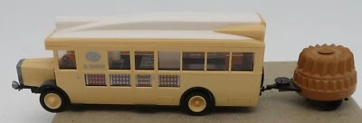 EPOCHE HO 1/87 BUS BÜSSING NAG + REMORQUE GATEAU DR OETKER 1931 idem FOOD TRUCK - Photo 1/4