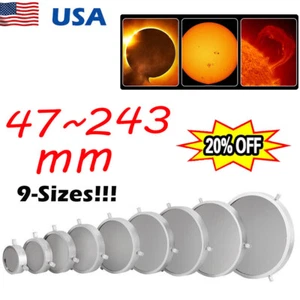 Adjustable Astronomical Telescope Solar Filter PET-coated Film For Sun Observing - Picture 1 of 22