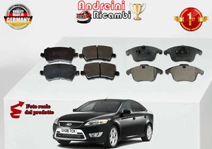 KIT 8 PASTIGLIE FRENO ANTERIORI+POST FORD MONDEO IV 3VOLUMI 2.0  96KW DAL 2007 - Foto 1 di 2