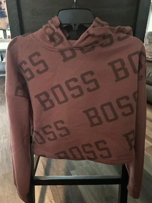 Sudadera con capucha cortada B Free BOSS Foto 1 de 4