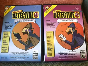Reading Detective & Math Detective B1 CD-ROM SET Software Grades 7-8 - Picture 1 of 5