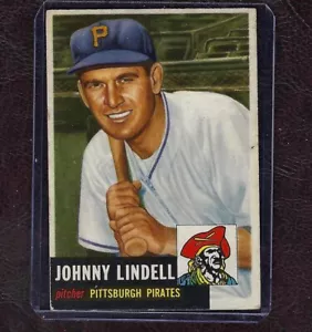 1953 Topps #230 Johnny Lindell, Pittsburgh Pirates, High #, VG-EX! - Picture 1 of 2