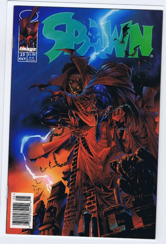 SPAWN 25  7.5 NICE PAGES NEWSTAND DD - Image 1 of 1