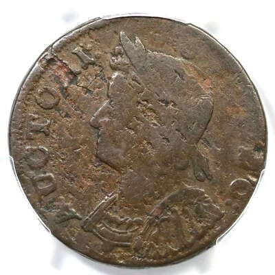 1786 5.10-P R-5+ PCGS VG 10 Mailed Bust Left Connecticut Colonial Copper Coin - Image 1 of 4