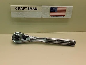 Craftsman 23790 1/4" Drive Industrial Ratchet KZ Series New Old Stock USA MADE - Foto 1 di 11