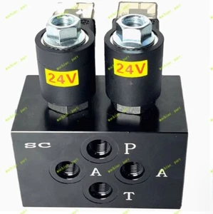 Electroválvula hidráulica controlada electrónicamente para excavadora 24V válvula bidireccional - Imagen 1 de 10