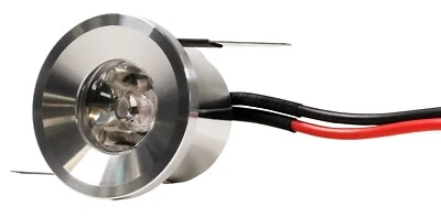 LED Einbaustrahler 12V Alu Ø35mm Mini Spot Sternenhimmel 0,8W Set - Bild 1 von 4