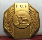 scarce FRENCH 50MM AWARD art deco MEDAL plaque DOGs