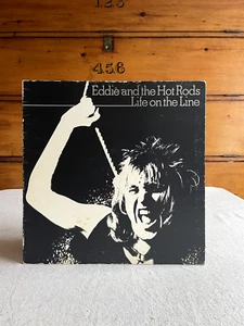EDDIE AND THE HOTRODS - LIFE ON THE LINE - 12" LP VINYL RECORD - 1977 - Picture 1 of 10