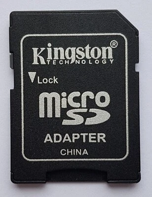 Memory Card Adapter ~ SD to MicroSD / MicroSDHC / MicroSDXC ~ Kingston - Image 1 of 2