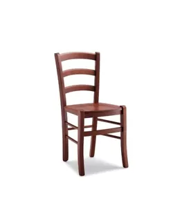 Silla Venecia Madera Nogal Restaurante Paja Granja Casa Cocina Arte Classica - Imagen 1 de 4