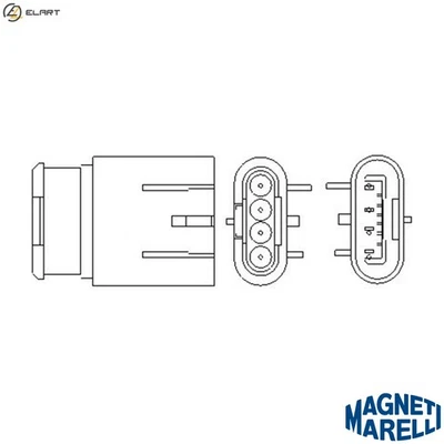 LAMBDA SENSOR 466016355154 FOR ALFA ROMEO FIAT GRANDE/PUNTO 500/C PANDA LINEA - Image 1 of 4