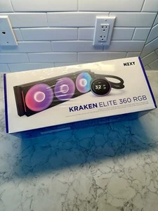 NZXT Kraken Elite 360 RGB 2024 - AIO CPU Liquid Cooler - NEW FACTORY SEALED - Afbeelding 1 van 2