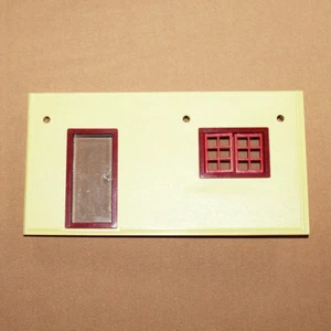 Mur jaune + portes d'entrée et fenêtres pour bâtiment Majokit / Majorette / 7403 - Picture 1 of 1