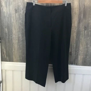 Sandro sportswear black cropped trousers size 14 - Picture 1 of 3
