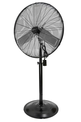 Heavy Duty Pedestal Oscillating Utilitech Metal Fan - Image 1 of 3