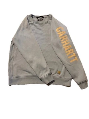 Sudadera Carhartt Juvenil L 12-14 Azul Cuello Redondo Manga Larga Foto 1 de 4