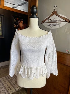 Haut bandeau en dentelle à manches cloche express (M) - Photo 1/3