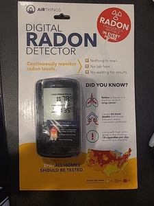 Airthings Digital Radon Gas Detector Continuous Radon Monitoring *110 - Picture 1 of 2
