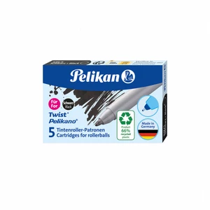 Pelikan ECO Tintenroller-Patronen 5er für Twist oder Pelikano schwarz KM/5 - Bild 1 von 1