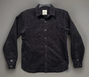Chaqueta Campbell Katin Para Hombres Talla L Azul Manta Forrada Pana Botón a Presión Chamarra - Imagen 1 de 8
