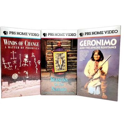 PBS NATIVE AMERICAN VHS BOXED LOT 3 COLLECTOR SET Historical 1991 NEW SEALED HTF - Image 1 of 4