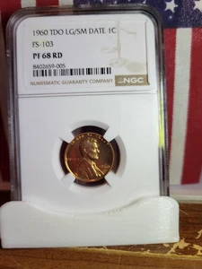 1960 Lincoln  "LG/LG/SM Date"  (FS-103)   ***Triple Die Obverse*** NGC  PF 68 RD - Picture 1 of 5