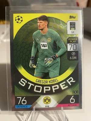 2022-23 Topps Match Attax UEFA Club Competitions - Gregor Kobel #209 - Image 1 of 2
