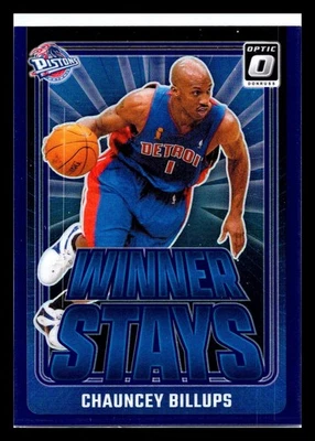 2024-25 Donruss Optic Winner Stays Purple Prizm #18 Chauncey Billups Pistons - Image 1 of 2