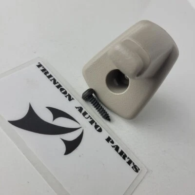 2006-2010 Chrysler 300 Sun Visor Clip Beige/Gray with Screws Single (1) OEM - Image 1 of 3