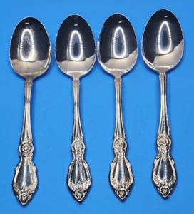 Oneida Community PLANTATION Oval Place Soup Spoons Set of 4 - Picture 1 of 2