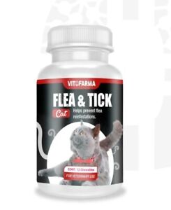Flea Treatment Medicine For Cats KittenS 12 CHEW Remedy Tick Control Topical