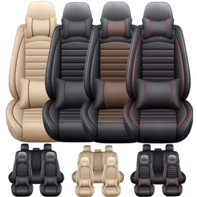 Funda protectora de asiento de auto de cuero para Chevrolet Equinox SUV cojín trasero delantero Foto 1 de 4