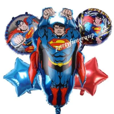 Super Heros Balloon Batman Superman Spiderman Party Decoration Supplies - image 1 of 4