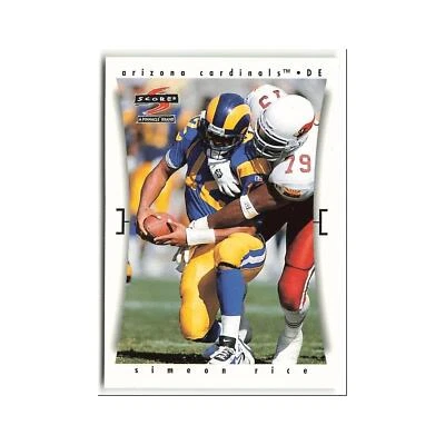 Simeon Rice 1997 Score #215 Arizona Cardinals Football Card NM - Image 1 of 3
