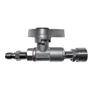 Quick Connecting 3/8in Ball Valves 5000PSI DN10 for Pressure Washer Tool - Bild 1 von 8