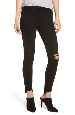Dl1961 Emma Ripped Low Rise Step Hem Skinny Jeans $199 # 19A 481 NEW - Image 1 of 4