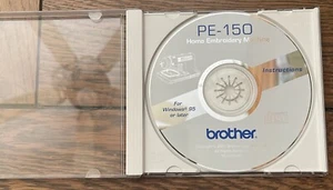 BROTHER PE-150 Manuale di istruzioni di cucito Guida per l'utente su CD - Foto 1 di 5