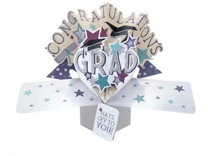 Graduation Card 3D Pop Up Card Graduation Gift Card - Picture 1 of 3