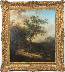 Johann Jacob Koller (1746-1805) Swiss 18th Century Romantic Landscape Oil/Canvas - Picture 1 of 7