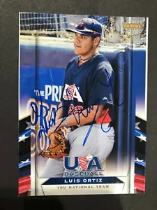 2018 ORIOLES: Luis Ortiz, SIGNED BB Card - Picture 1 of 2