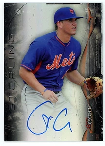 2014 Bowman Sterling Prospect Refractor Gavin Cecchini Rookie Autograph 094/150 - Picture 1 of 2