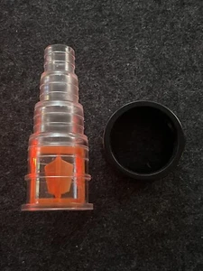 Stufenschlauchtülle mit Durchflußmesser  x Tülle 4stufig Größe 1 1/2" IG - Bild 1 von 4