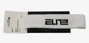 Nike Unisex ELITE Diadema Correr Diadema Blanco Gimnasio Yoga OSFM Bandas DX7... - Imagen 1 de 3