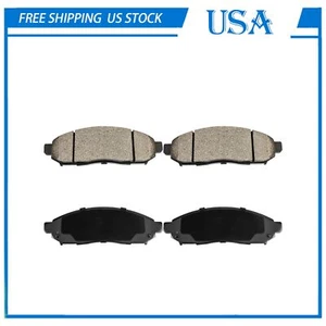 4x Kit de pastillas de freno delanteras de cerámica para Nissan Frontier Xterra Pathfinder NV200 4,0 L - Imagen 1 de 13