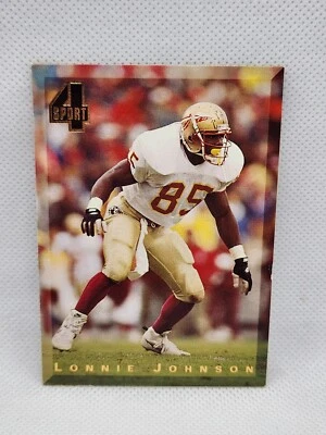 1994 Classic Games Four Sport Card #108 Lonnie Johnson Tight End Florida State  - Image 1 of 4